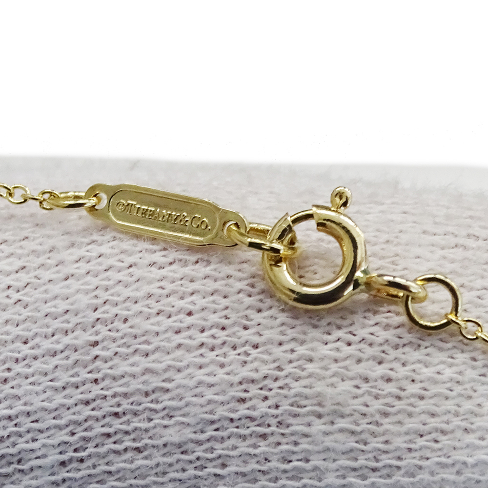 Tiffany & Co. Women's Necklace, 750YG Diamond, Return to Heart Tag, Yellow Go... - Picture 10 of 13